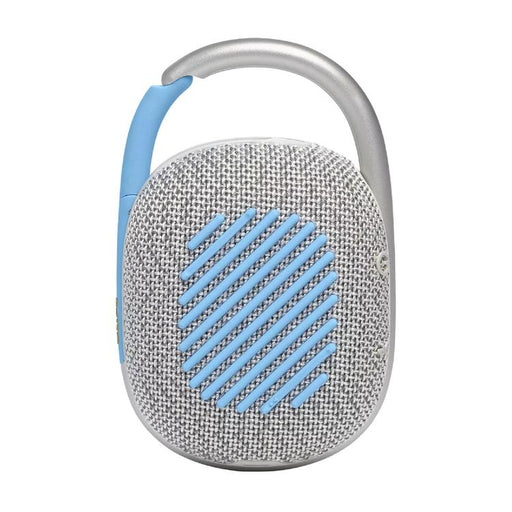 JBL Clip 4 Eco | Speaker - Ultra-portable - Waterproof - Bluetooth - Integrated carabiner - White-SONXPLUS Lac St-Jean