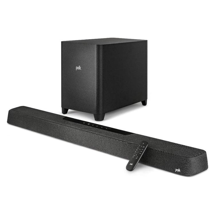 Polk MagniFi MAX AX | Système Cinéma maison 5.1.2 - Barre de son Max - 1 Caisson de graves 10" sans fil - Noir-SONXPLUS Lac St-Jean