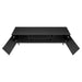 Monarch Specialties I 2781 | 72'' TV stand - Black base - With 2 faux wood doors-SONXPLUS Lac St-Jean