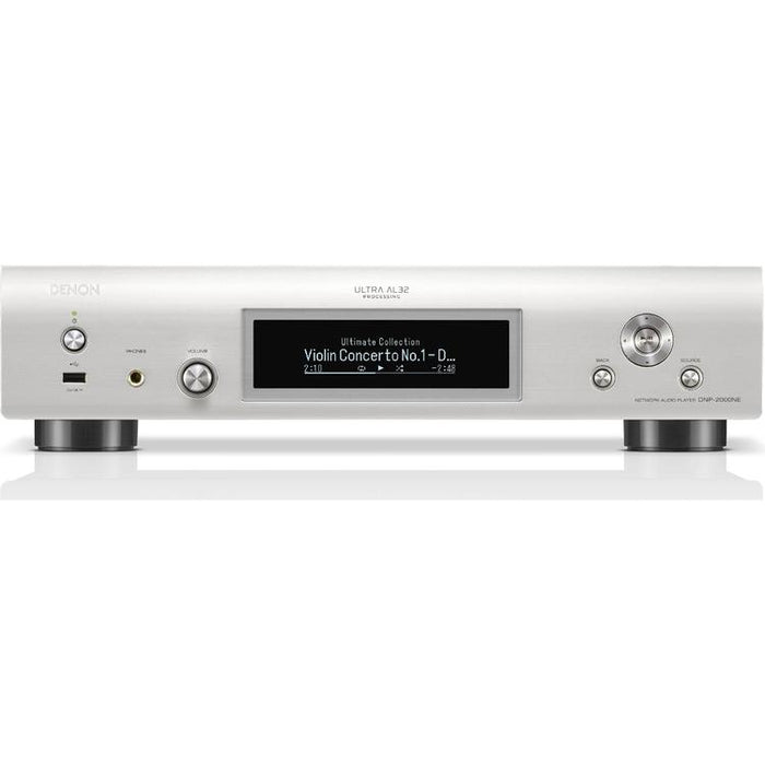 Denon DNP-2000NE | High resolution network player - HEOS integrated - Wi-fi - Silver-SONXPLUS Lac St-Jean