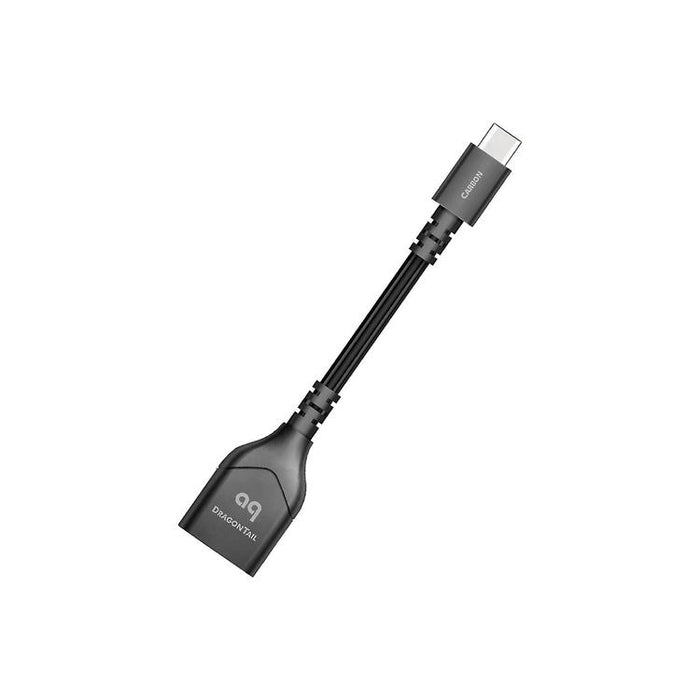 Audioquest DragonTail | Câble USB mâle à femelle - USB 0,112m - Noir-SONXPLUS Lac St-Jean