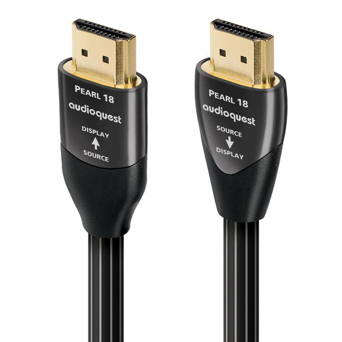 Audioquest Pearl | Câble HDMI actif - Transfert jusqu'à 8K Ultra HD - HDR - eARC - 18 Gbps - 7.5 Mètres-SONXPLUS Lac St-Jean