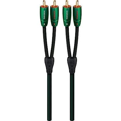 Audioquest Evergreen | RCA to RCA Cable - Gold Plated Plugs - 1 Meter-SONXPLUS Lac St-Jean