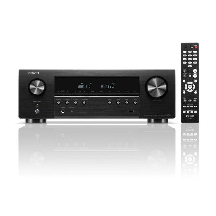 DENON AVRS670H | 5.2 Channel Home Theater AV Receiver - HDMI 8K - Integrated Heos - Bluetooth - Wi-Fi - Black-SONXPLUS Lac St-Jean