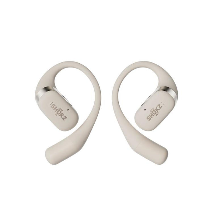 SHOKZ OpenFit | Écouteurs à oreilles ouvertes - Jusqu'à 28 heures d'écoute - Bluetooth - Beige-SONXPLUS Lac St-Jean