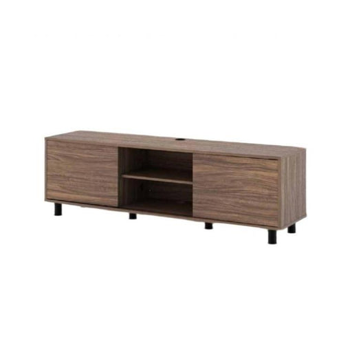 Sonora S20V65MB | TV Stand - 65" Wide - 2 Cabinets - Medium Brown-SONXPLUS Lac St-Jean