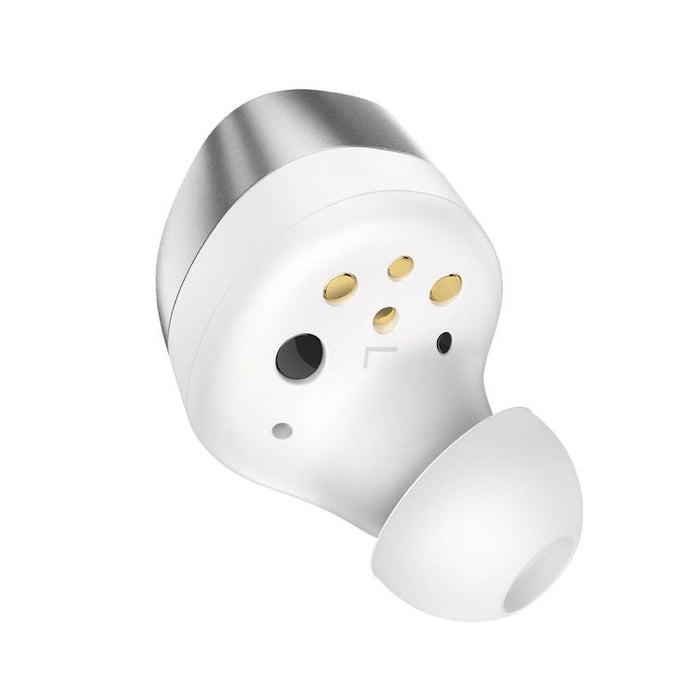Sennheiser MOMENTUM True Wireless 4 | Écouteurs intra-auriculaires - Sans fil - Réduction adaptative du bruit - Blanc/Argent-SONXPLUS Lac St-Jean