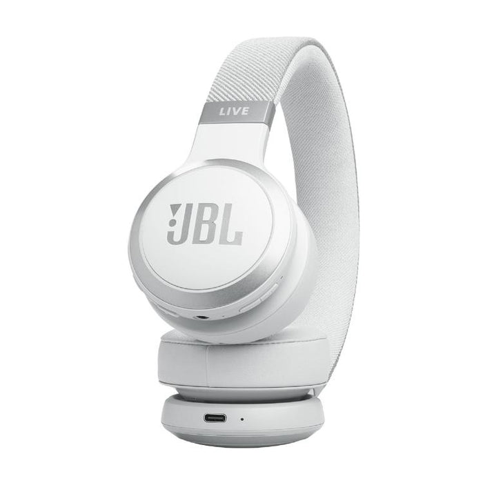 JBL Live 670NC | Around-Ear Headphones - Wireless - Bluetooth - White-SONXPLUS Lac St-Jean