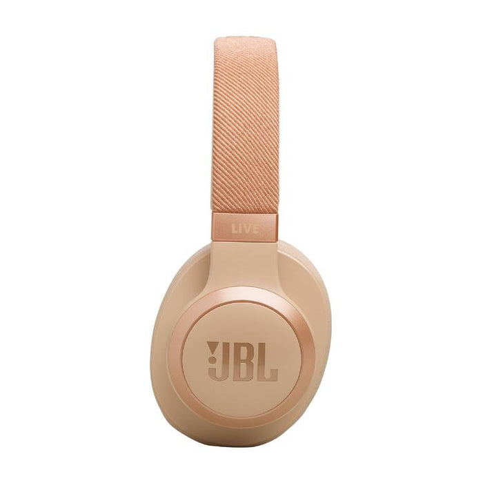 JBL Live 770NC | Écouteurs circum-auriculaires - Sans fil - Bluetooth - Sable-SONXPLUS Lac St-Jean