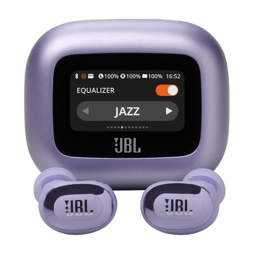 JBL Live Buds 3 | Écouteurs intra-auriculaires - Écran tactile LED 1,45" - Bluetooth - Mauve-SONXPLUS Lac St-Jean