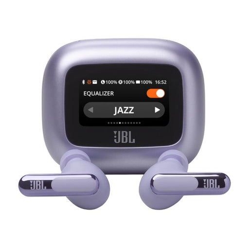 JBL Live Beam 3 | Écouteurs intra-auriculaires - Écran tactile LED 1,45" - Mauve-SONXPLUS Lac St-Jean