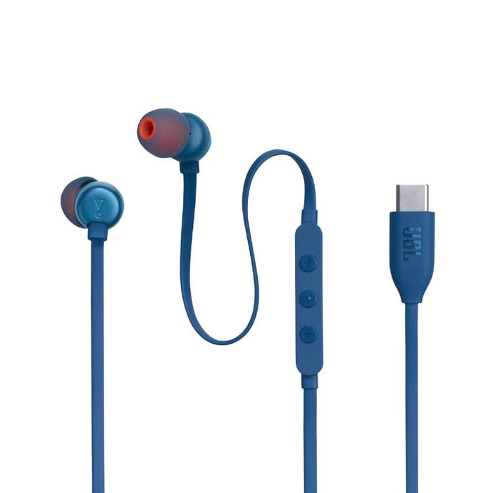 JBL Tune 310C | In-Ear Headphones - Wired - USB-C - 3 Button Remote - Blue-SONXPLUS Lac St-Jean