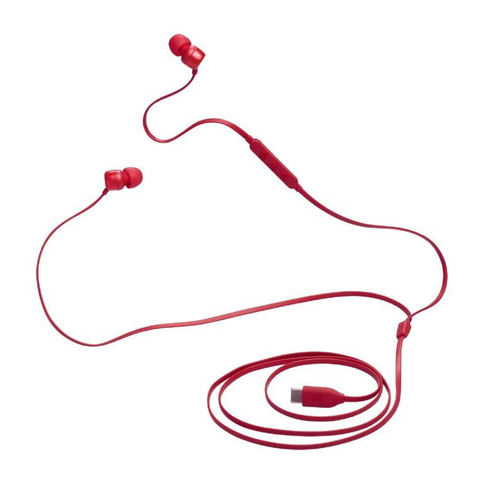 JBL Tune 310C | In-Ear Headphones - Wired - USB-C - 3 Button Remote - Red-SONXPLUS Lac St-Jean