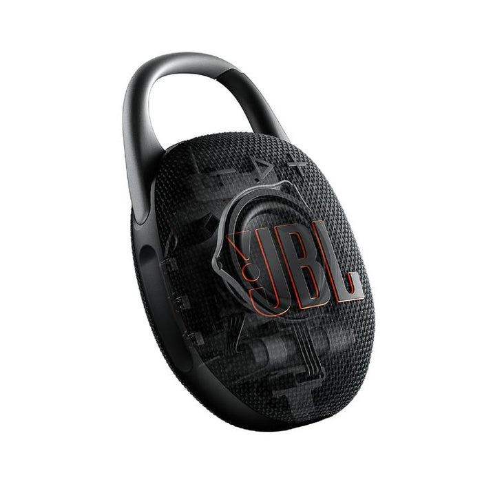 JBL Clip 5 | Portable carabiner speaker - Bluetooth - IP67 - Black-SONXPLUS Lac St-Jean