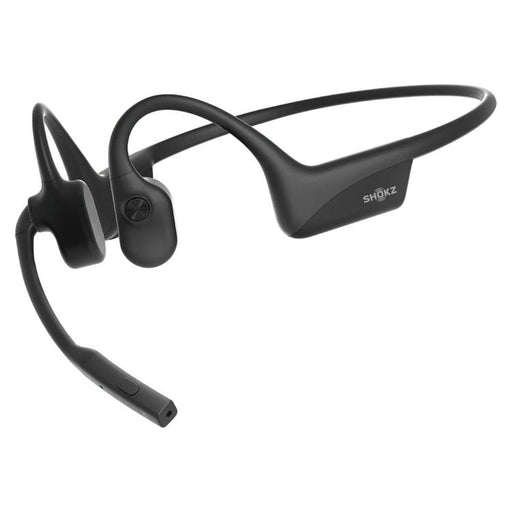 SHOKZ OpenComm2 | Écouteurs à conduction osseuse - Bluetooth - Microphone - Noir-SONXPLUS Lac St-Jean