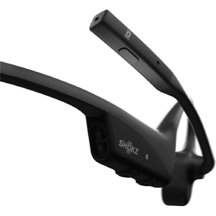 SHOKZ OpenComm2 | Bone conduction headphones - Bluetooth - Microphone - Black-SONXPLUS Lac St-Jean