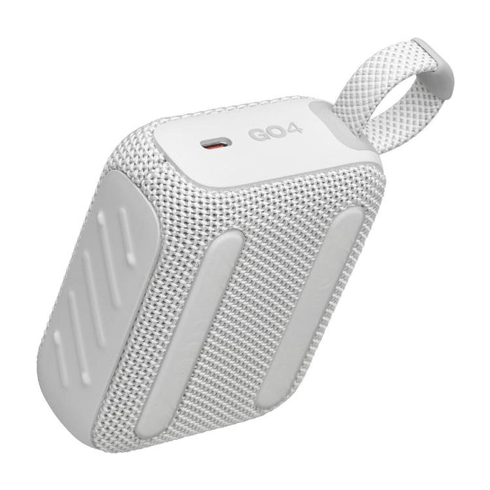 JBL GO 4 | Mini haut-parleur portable - Bluetooth - IP67 - Blanc-SONXPLUS Lac St-Jean