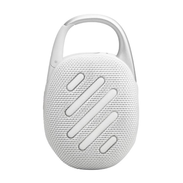 JBL Clip 5 | Portable carabiner speaker - Bluetooth - IP67 - White-SONXPLUS Lac St-Jean