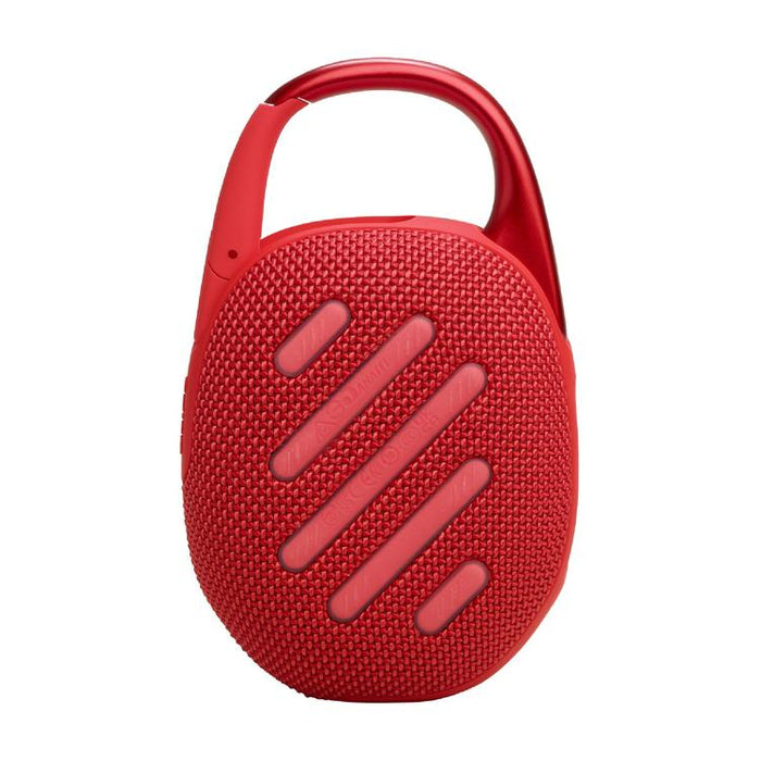 JBL Clip 5 | Haut-parleur à mousqueton portable - Bluetooth - IP67 - Rouge-SONXPLUS Lac St-Jean