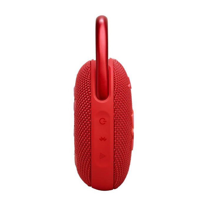 JBL Clip 5 | Haut-parleur à mousqueton portable - Bluetooth - IP67 - Rouge-SONXPLUS Lac St-Jean