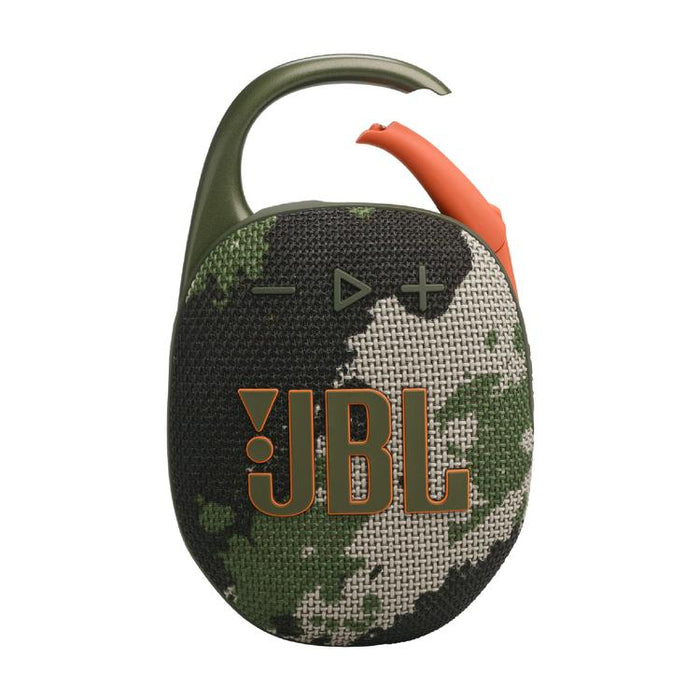 JBL Clip 5 | Haut-parleur à mousqueton portable - Bluetooth - IP67 - Camouflage-Sonxplus Lac St-Jean, Alma, St-Félicien