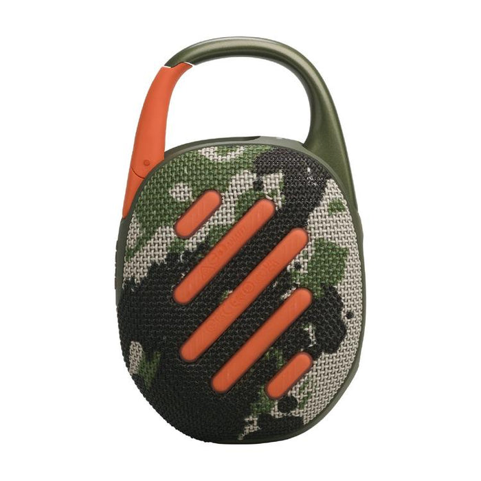 JBL Clip 5 | Haut-parleur à mousqueton portable - Bluetooth - IP67 - Camouflage-Sonxplus Lac St-Jean, Alma, St-Félicien