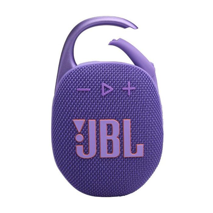 JBL Clip 5 | Haut-parleur à mousqueton portable - Bluetooth - IP67 - Mauve-SONXPLUS Lac St-Jean