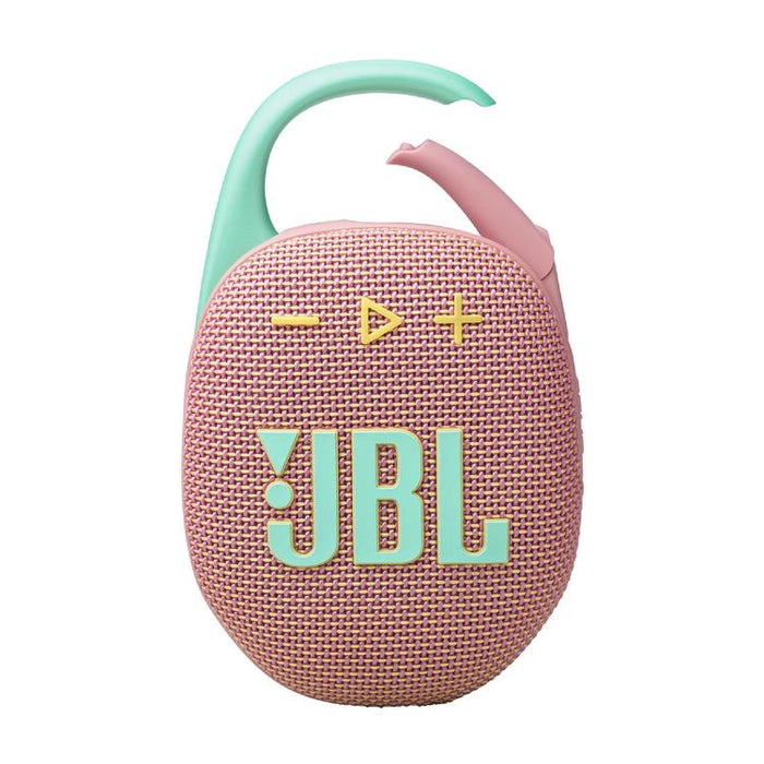 JBL Clip 5 | Haut-parleur à mousqueton portable - Bluetooth - IP67 - Rose-SONXPLUS Lac St-Jean