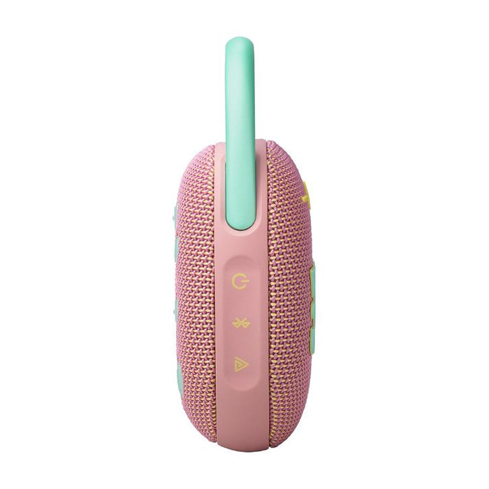 JBL Clip 5 | Haut-parleur à mousqueton portable - Bluetooth - IP67 - Rose-SONXPLUS Lac St-Jean