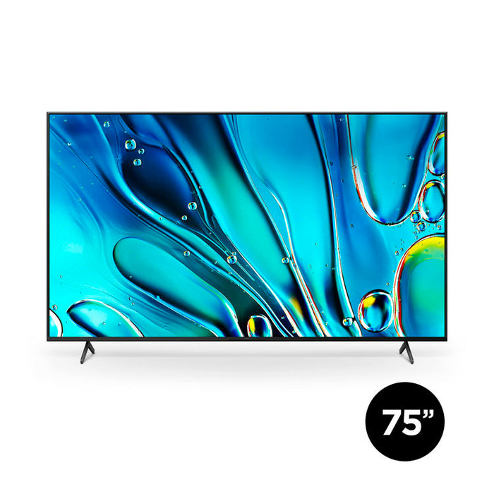 Sony BRAVIA3 K-75S30 | Téléviseur 75" - LCD - DEL - Série S30 - 4K Ultra HD - HDR - Google TV-SONXPLUS Lac St-Jean