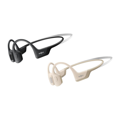 SHOKZ OpenRun Pro Mini | Écouteurs à conduction osseuse - Sport - Bluetooth - 10 Heures d'autonomie - Beige-SONXPLUS Lac St-Jean