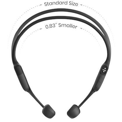 SHOKZ OpenRun Pro Mini | Écouteurs à conduction osseuse - Sport - Bluetooth - 10 Heures d'autonomie - Noir-SONXPLUS Lac St-Jean