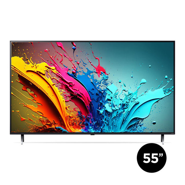 LG 55QNED85TUA | Téléviseur 55" QNED 4K - UHD 4K - Série QNED85T - 120Hz - Processeur IA a8 4K - Noir-SONXPLUS Lac St-Jean