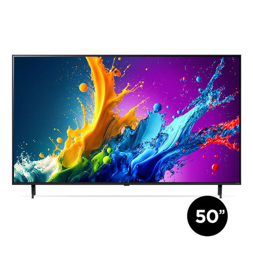 LG 50QNED80TUC | Téléviseur 50" QNED 4K - UHD 4K - Série QNED80 - 60Hz - Processeur IA a5 4K Gen7 - Noir-SONXPLUS Lac St-Jean