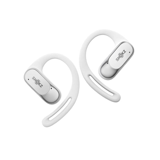 SHOKZ OpenFit Air | Écouteurs conduction osseuse - Jusqu'à 28 heures d'écoute - Bluetooth - Blanc-SONXPLUS Lac St-Jean