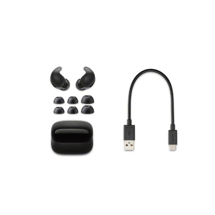 Sony LinkBuds Fit | In-Ear Headphones - 100% Wireless - Bluetooth - Microphone - Active Noise Cancellation - Black-SONXPLUS Lac St-Jean