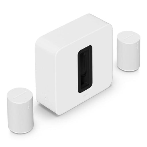 Sonos | High-End Home Theater Complementary Package - Sub 4 + 2 Era 100 - White-SONXPLUS Lac St-Jean