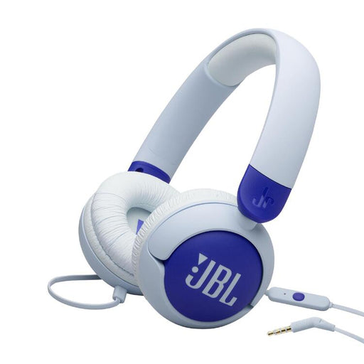 JBL JR320 | Around-ear wired headphones for kids - JBL Safe Sound - Microphone - Blue-SONXPLUS Lac St-Jean