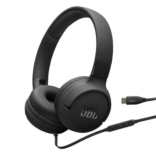 JBL Tune 520C | Écouteurs Supra-auriculaires - USB-C - Bluetooth - Noir-SONXPLUS Lac St-Jean
