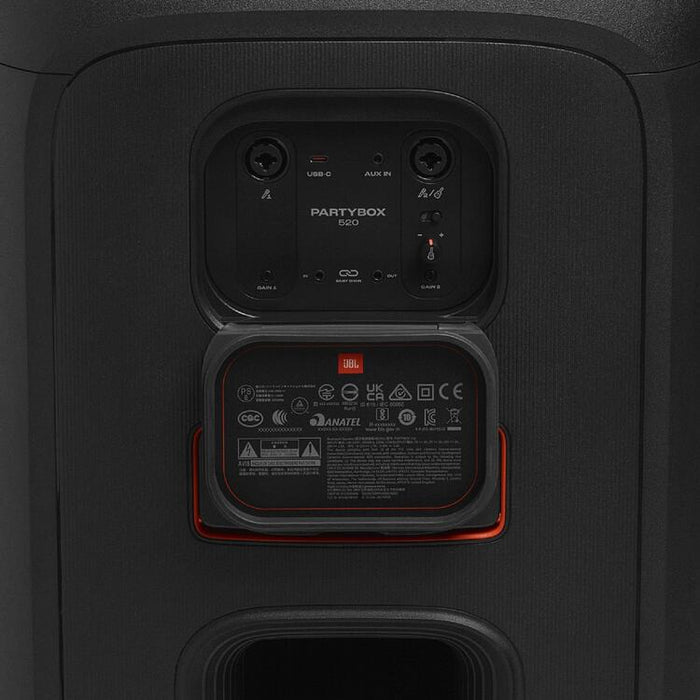 JBL Partybox 520 | Portable speaker - Wireless - Bluetooth - Light effects - 400W RMS - Black-SONXPLUS Lac St-Jean