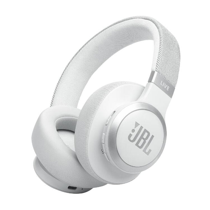 JBL Live 770NC | Écouteurs circum-auriculaires - Sans fil - Bluetooth - Blanc-SONXPLUS Lac St-Jean