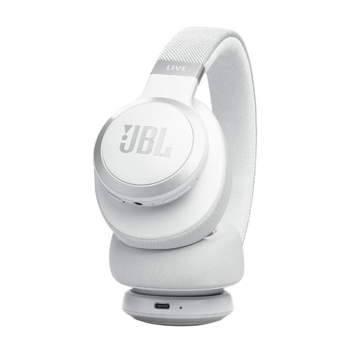 JBL Live 770NC | Écouteurs circum-auriculaires - Sans fil - Bluetooth - Blanc-SONXPLUS Lac St-Jean