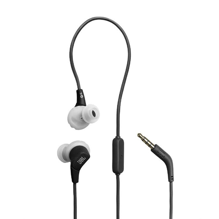 JBL Endurance Run 3 | In-Ear Headphones - Sport - Wired - IP65 - Black/Grey-SONXPLUS Lac St-Jean
