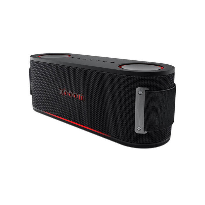 LG xboom Bounce | Portable Speaker - Bluetooth - IP67 - AI Lighting - Black-SONXPLUS Lac St-Jean