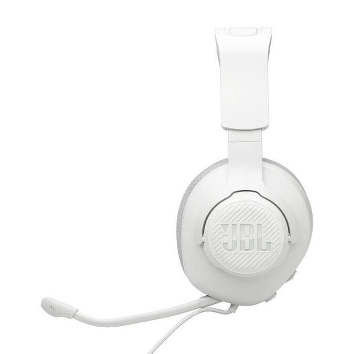 JBL Quantum 100 M2 | Casque de jeu filaire circum-auriculaire - Compatible avec toutes les plateformes - Blanc-SONXPLUS Lac St-Jean