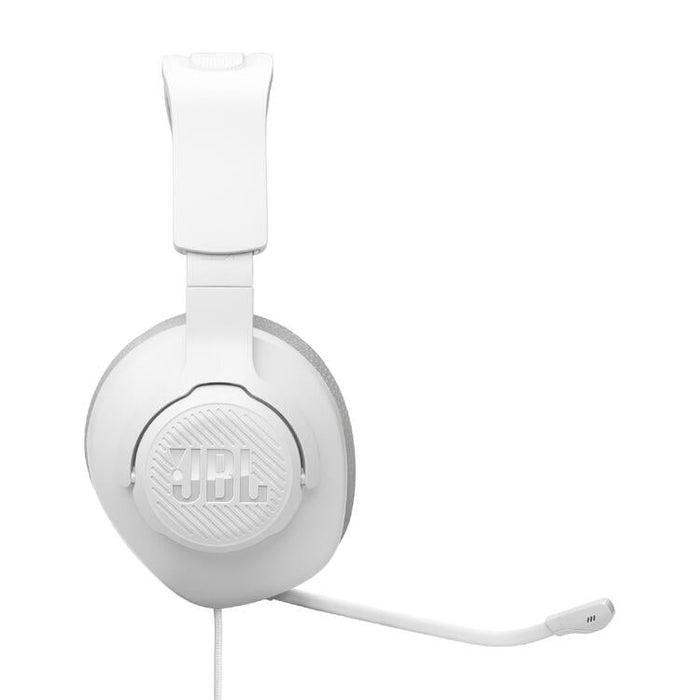 JBL Quantum 100 M2 | Casque de jeu filaire circum-auriculaire - Compatible avec toutes les plateformes - Blanc-SONXPLUS Lac St-Jean