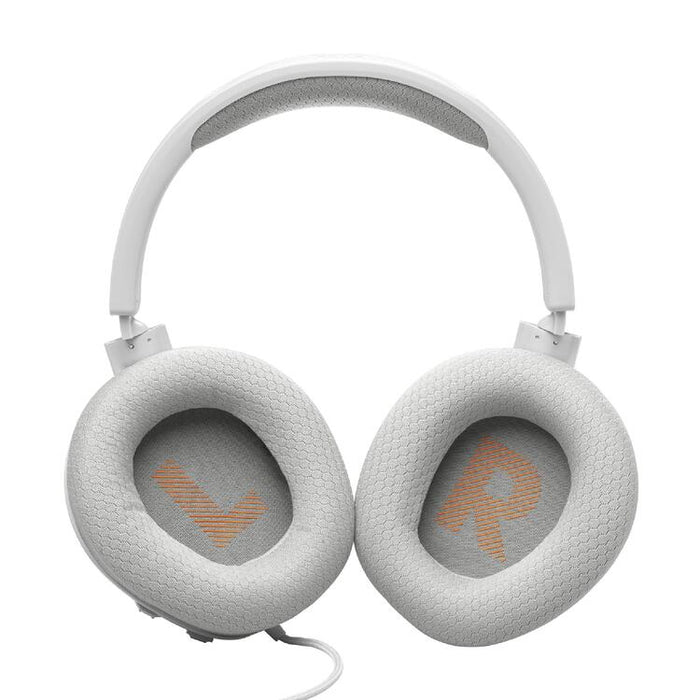 JBL Quantum 100 M2 | Casque de jeu filaire circum-auriculaire - Compatible avec toutes les plateformes - Blanc-SONXPLUS Lac St-Jean
