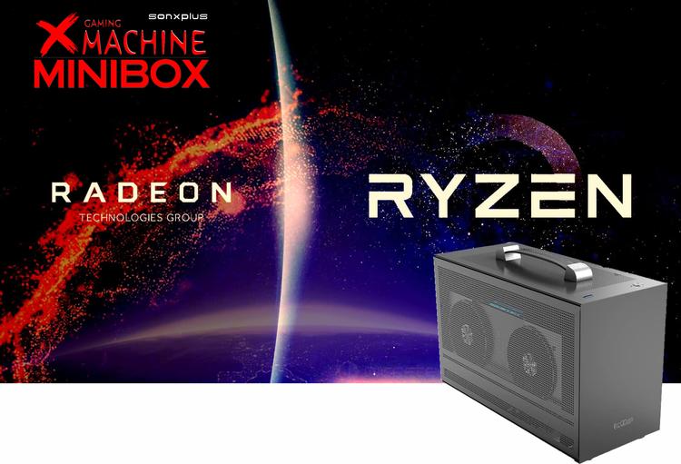 X-Machine Mini Box | Gaming Tower - Ryzen 5 - Radeon Rx7600 8Gb graphics card - Win 11 - CA-SONXPLUS Lac St-Jean