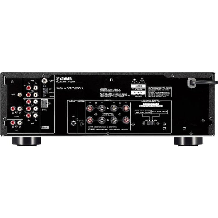 Yamaha RS300 | Récepteur Hi-Fi AM/FM - 50 W RMS - Stéréo - Noir-SONXPLUS Lac St-Jean