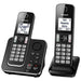 Panasonic KX-TGD392B | Téléphone sans fil - 2 combinés - Répondeur - Noir-SONXPLUS Lac St-Jean